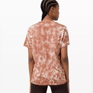 Lululemon Pink Tie Dye ALL YOURS TEE